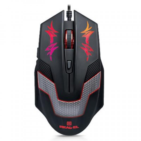 Мышь REAL-EL RM-510 Gaming, black