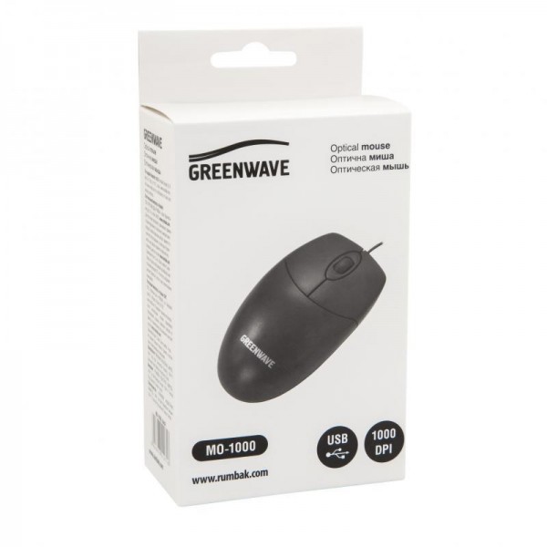 Мышь Greenwave MO-1000 (R0015163) Black USB