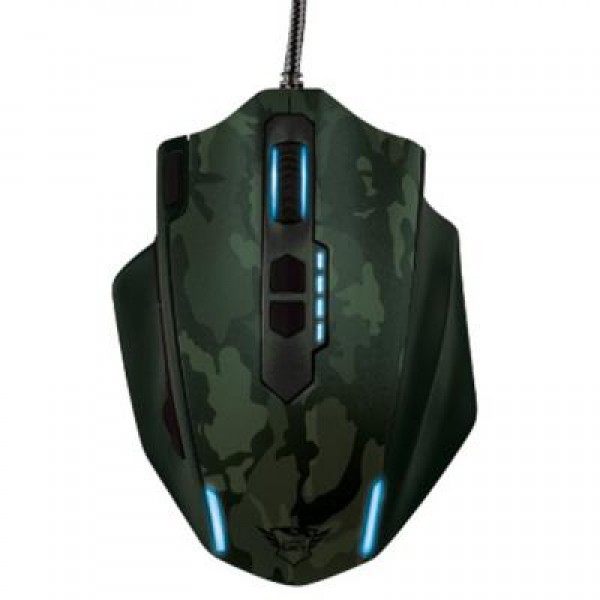 Мышь Trust GXT 155C Gaming Mouse - green camouflage (20853)