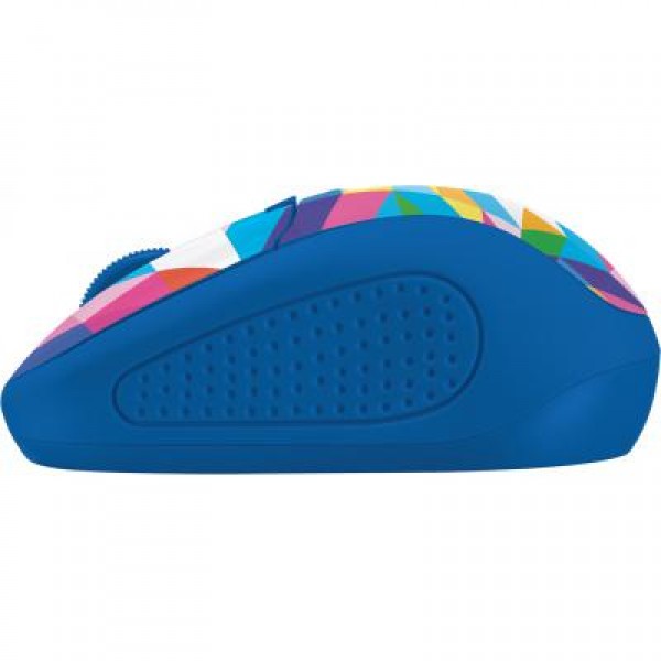 Мышь Trust Primo Wireless Mouse blue geometry (21480)