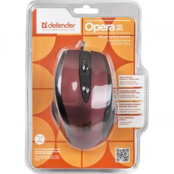 Мышь Defender Opera 880 (52832)