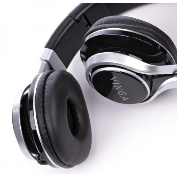 Наушники Vinga HSM040 Black/Silver (HSM040BS)