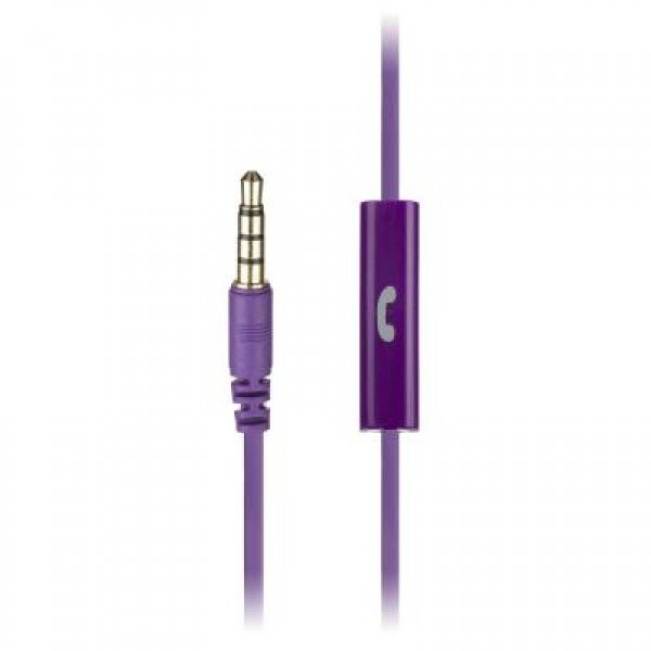 Наушники KitSound KS Mini In-Ear Headphones with In-Line Mic Purple (KSMINIPU)