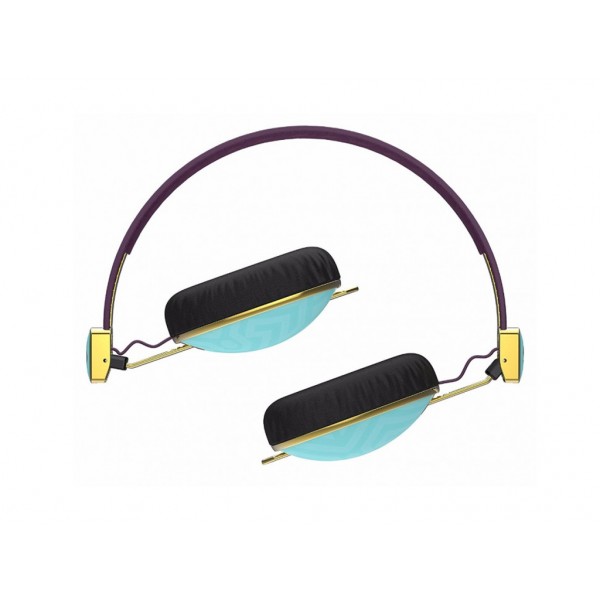 Наушники SkullCandy Knockout Robin/Smoked Purple/Gold (S5AVGM-396)