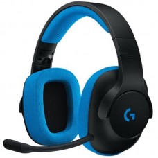 Наушники Logitech G233 Prodigy Black/Cyan (981-000703)