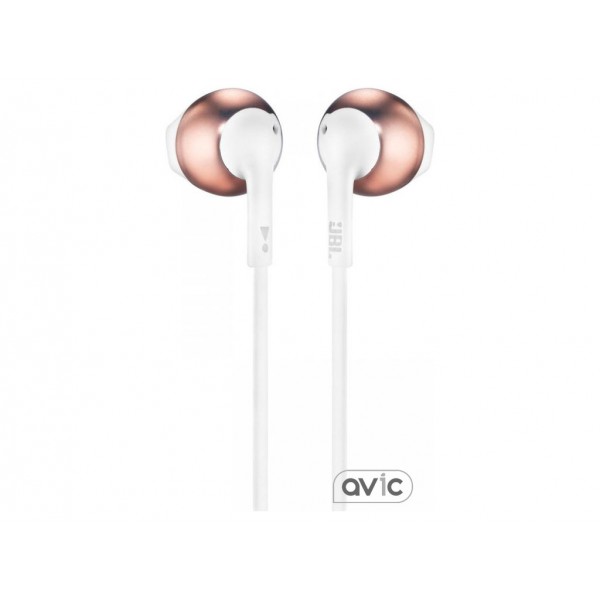 Наушники JBL T205 Rose Gold (JBLT205RGD)