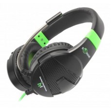 Наушники Maxxter Sonar H1 Black/Green