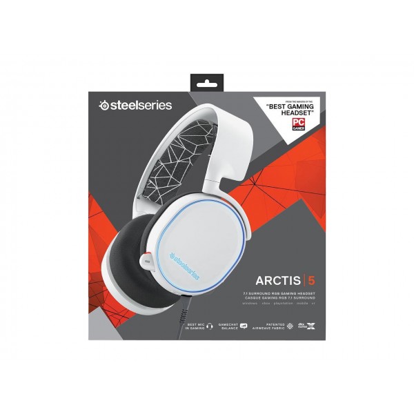 Наушники SteelSeries Arctis 5 White