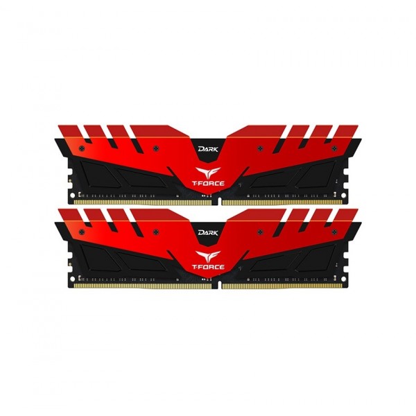 Модуль DDR4 2x8GB/3200 Team T-Force Dark Red (TDRED416G3200HC16CDC01)