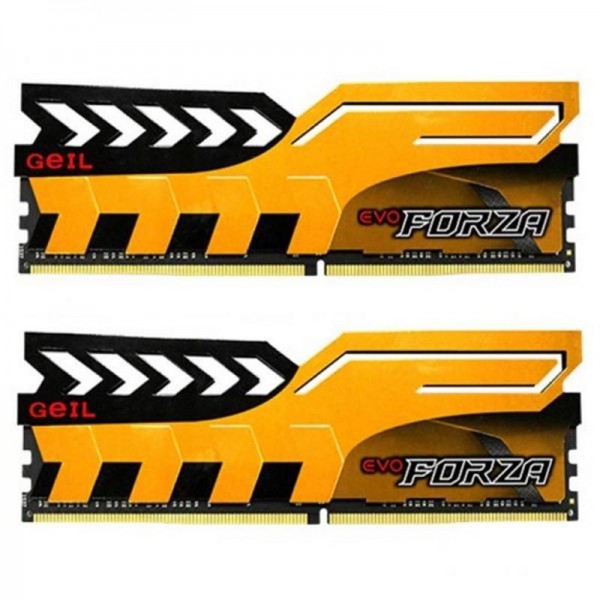 Модуль DDR4 2x8GB/2400 Geil EVO Forza Yellow (GFY416GB2400C16DC)