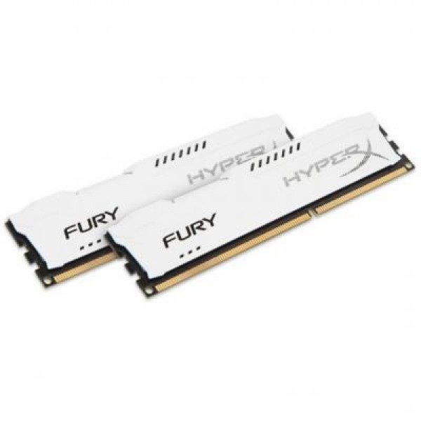 Модуль DDR4 16GB (2x8GB) 3200 MHz HyperX FURY White Kingston (HX432C18FW2K2/16)