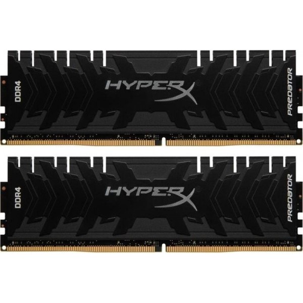 Модуль DDR4 2x8GB/2400 Kingston HyperX Predator Black (HX424C12PB3K2/16)