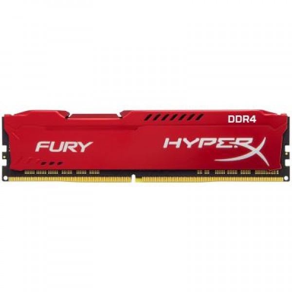 Модуль DDR4 8GB 2666 MHz HyperX Fury Red Kingston (HX426C16FR2/8)