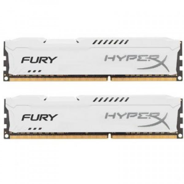 Модуль DDR4 32GB (2x16GB) 3200 MHz HyperX FURY White Kingston (HX432C18FWK2/32)