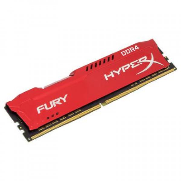 Модуль DDR4 8GB 2666 MHz HyperX Fury Red Kingston (HX426C16FR2/8)