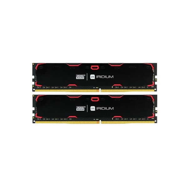 Модуль DDR4 2x4GB/2400 GOODRAM Iridium Black (IR-2400D464L15S/8GDC)