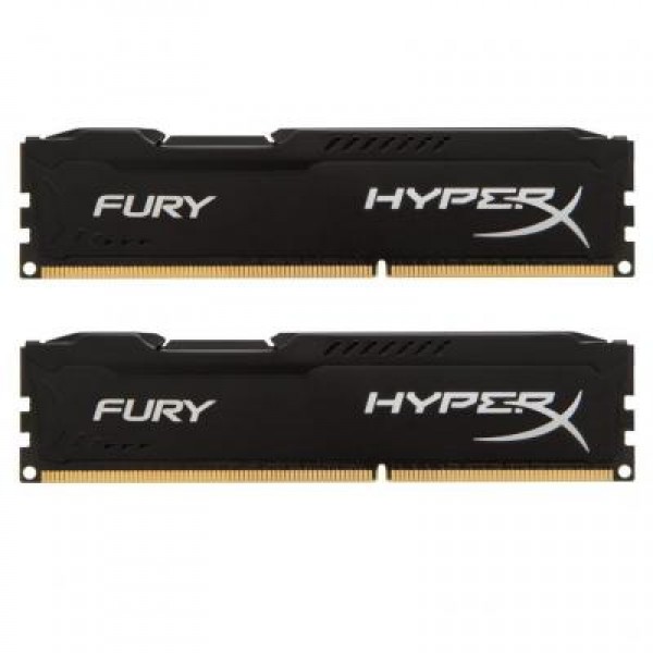 Модуль DDR4 32GB (2x16GB) 3466 MHz HyperX FURY Black Kingston (HX434C19FBK2/32)