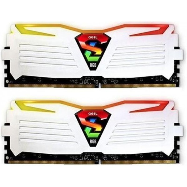 Модуль DDR4 2x8GB/3000 Geil Super Luce White RGB LED (GLWC416GB3000C16ADC)