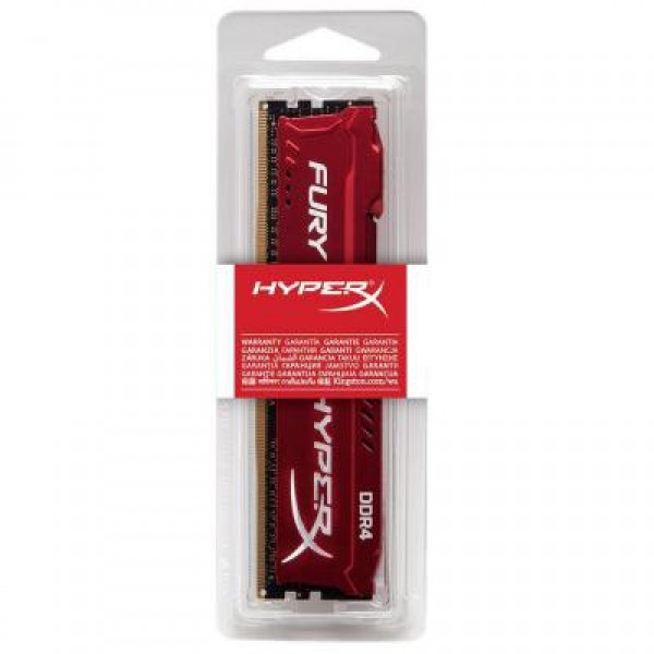 Модуль DDR4 8GB 2400 MHz HyperX Fury RED Kingston (HX424C15FR2/8)