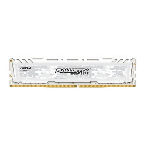 Память Crucial DIMM 8Gb DDR4 PC2666 Ballistix Sport LT White (BLS8G4D26BFSCK)