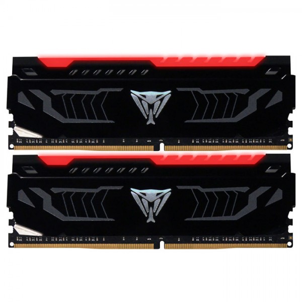 Модуль DDR4 2x8GB/2400 Patriot Viper LED Red (PVLR416G240C4K)