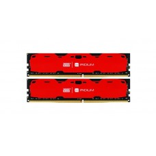 Модуль DDR4 2x4GB/2400 GOODRAM Iridium Red (IR-R2400D464L15S/8GDC)