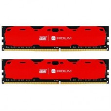 Модуль DDR4 16GB (2x8GB) 2400 MHz Iridium Red GOODRAM (IR-R2400D464L15S/16GDC)