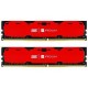 Модуль DDR4 16GB (2x8GB) 2400 MHz Iridium Red GOODRAM (IR-R2400D464L15S/16GDC)