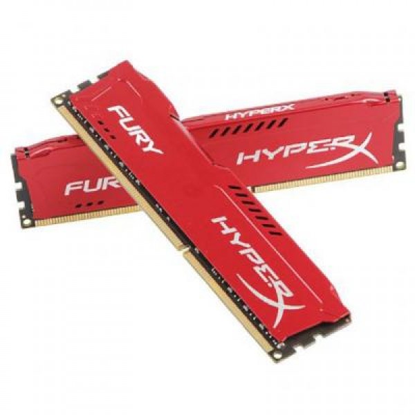 Модуль DDR4 32GB (2x16GB) 3200 MHz HyperX FURY Red Kingston (HX432C18FRK2/32)