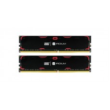 Модуль DDR4 2x4GB/2400 GOODRAM Iridium Black (IR-2400D464L17S/8GDC)