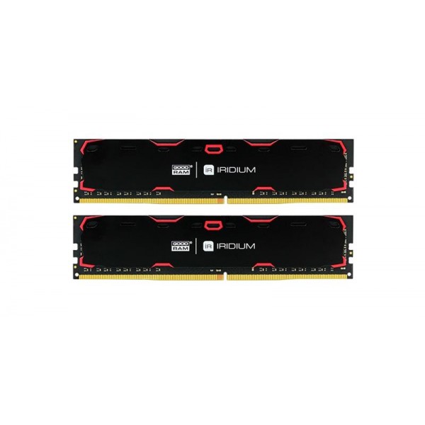 Модуль DDR4 2x4GB/2400 GOODRAM Iridium Black (IR-2400D464L17S/8GDC)