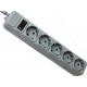 Сетевой фильтр Gembird 5 розеток 10 м (Grey) (SPG5-G-10MG)