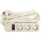 Сетевой фильтр PowerPlant JY-1054/3 3 розетки 3 м (White) (PPSA10M30S3)