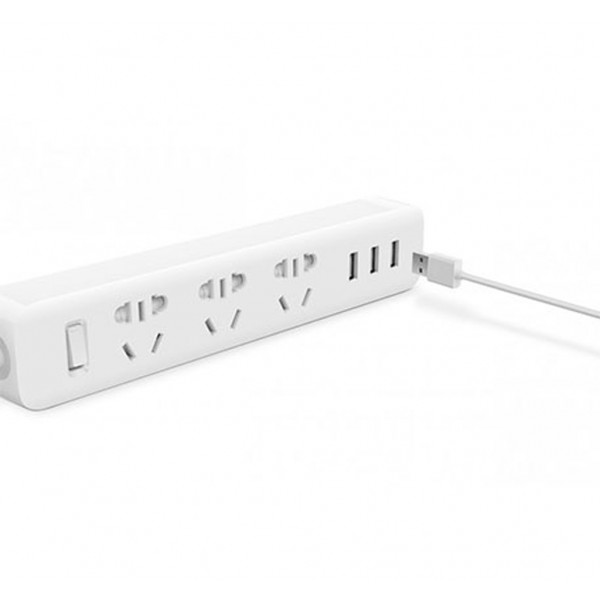 Сетевой фильтр Xiaomi КingMi Power Strip (3 розетки, 3 USB) White (XMCXB01QM)