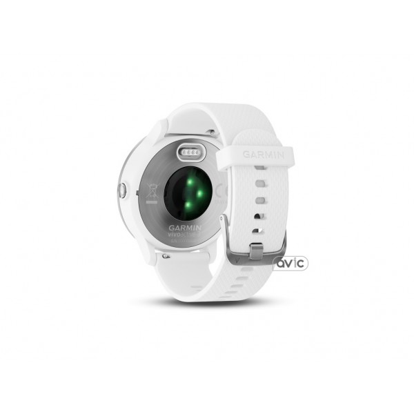 Смарт-часы Garmin Vivoactive 3 White with Stainless Hardware (010-01769-22)