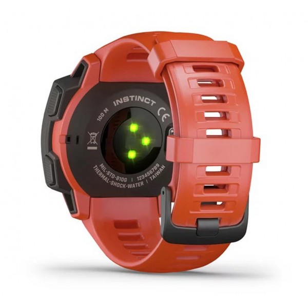 Смарт-часы Garmin Instinct Flame Red (010-02064-02)