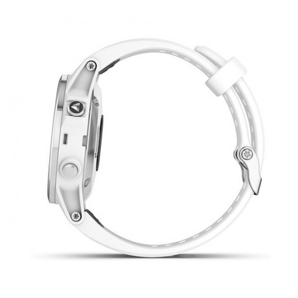 Спортивные часы Garmin Fenix 5S Plus Sapphire White with Carrera White Band (010-01987-01)
