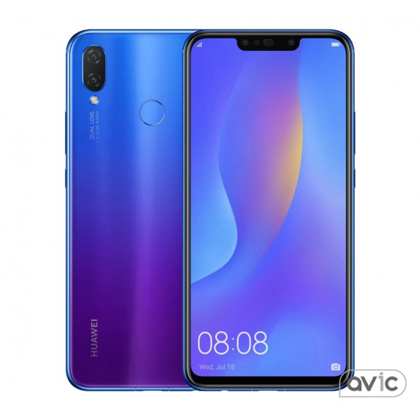 Смартфон HUAWEI P smart+ 4/64GB Iris purple (51092TFD)