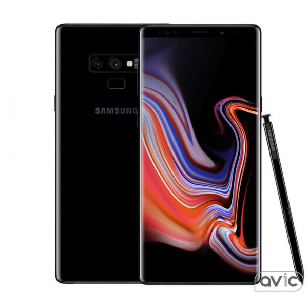 Смартфон Samsung Galaxy Note 9 N960 6/128GB Midnight Black (SM-N960FZKD)