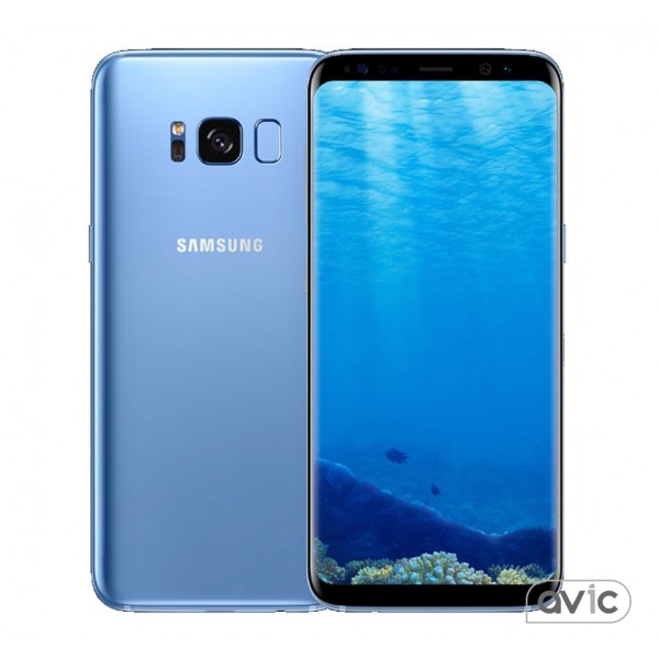 Смартфон Samsung Galaxy S8+ 128GB Blue Coral (SM-G955FZBG)