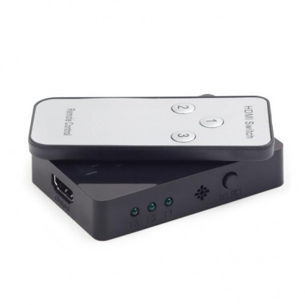 Коммутатор видео Cablexpert HDMI v. 1.4 (3 вх, 1 вых) (DSW-HDMI-34)