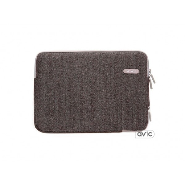 Сумка WIWU Woolen Sleeve MacBook 15 Brown