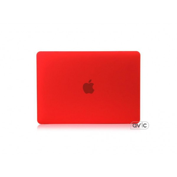 Пластиковый чехол для Macbook 12 Red