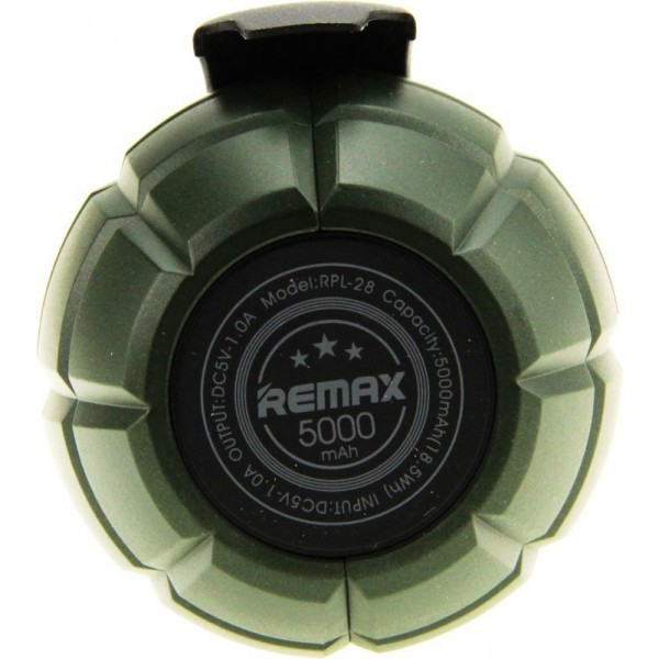 Power Bank Remax Grenade Series RPL-28 5000 mah Green