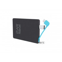 Внешний аккумулятор-кредитка Elari PowerCard 2500 мАч (Black)