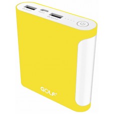 Power Bank GOLF 10000 mAh GF-D14GB 3.1A Li-pol Yellow