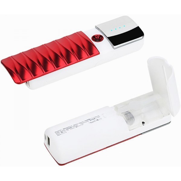 Power Bank Rock Space Spray mist 2500mAh Red