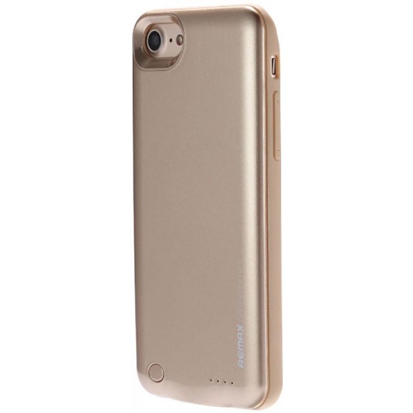 Power Bank Remax Energy jacket with case for iphone7 2400 mAh Gold