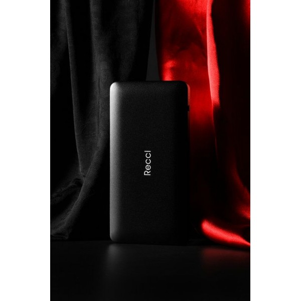 Power Bank Recci RN-10000 Noble Power IQ 2,1А Li-Pol 10000 mAh Black