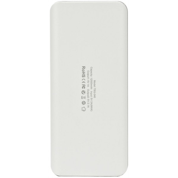 Power Bank TOTO TBG-46 12500 mAh 2USB 3,1A Li-Ion White